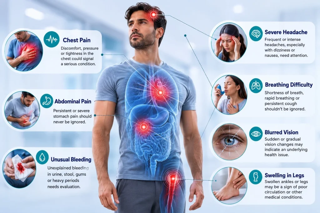 Common medical symptoms adults should never ignore